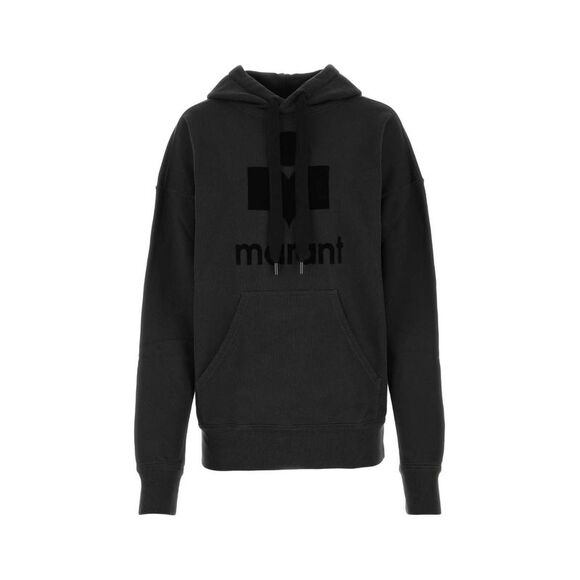 Isabel Marant Etoile Women Black Cotton Blend Mansel Sweatshirt